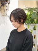 青森八戸丸みショートグレージュ20代30代40代50代