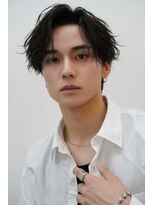 エス 新宿(es.)&nbsp;センターパート/シャドウパーマ[新宿/メンズ/men's]