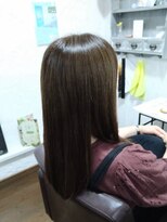 コルテ 倉敷西坂店(CoRte.) 髪質改善カラーでうるツヤロングに♪やわらかオリーブブラウン