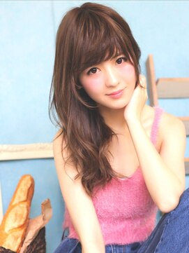 ラ ブレス 梅田茶屋町(LaBless) 大人可愛い流し前髪柔らかカール