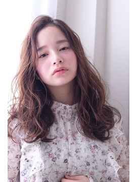 アヴァンスクロス あべのルシアス店(AVANCE.CROSS) シースルーロング×グレージュ