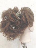 ヘアメイクアンドセットサロン リッコ(Hair make&set salon Ricco)&nbsp;Ricco パーティ・ブライダルゆるふわポニー