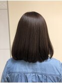 ツヤ髪×ボブカット×ショコラアッシュ