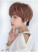 【東 純平】大人かわいい 小顔 ハンサムショート
