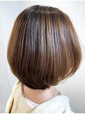 髪質改善ストレートボブ