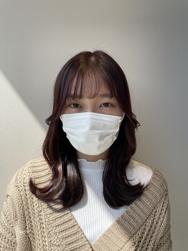 エイト ヘアサロン 渋谷本店(EIGHT) 韓国風ミディアムレイヤースタイル