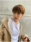イメチェンヘアスタイル/テラコッタショートヘア