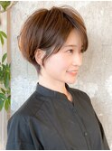 大人ショートヘア/束感ショート/ショートボブ/30代40代50代