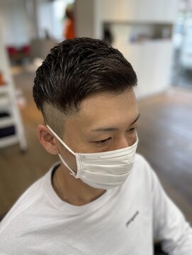 ミオスタイル 児島支所前店(MIOSTYLE) フェード風ジェットモヒ