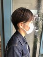 オーブ ヘアー アズール 吉祥寺店(AUBE HAIR azul) コンパクトなマッシュショート◎イヤリングカラー♪