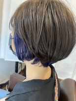 オーブ フォー ヘアー(AUBE for hair)&nbsp;インナーカラー　ネイビーブルー