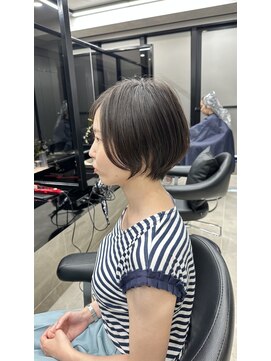 ハルキミナト ジャパン トウキョウ(HARUKI MINATO japan TOKYO) 大人丸みショート/前髪なし/20代/30代