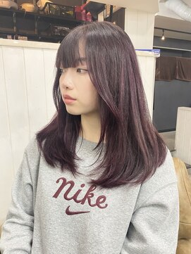 ワールドオーダー 天王寺店(WORLD ORDER) 韓国レイヤー＋カシスカラー　村上大樹