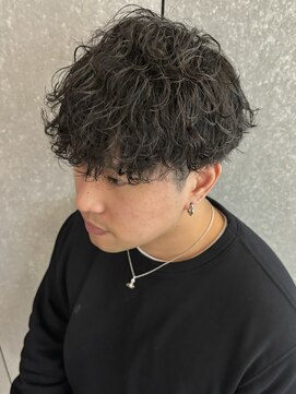 ニアウ 太田店(Niau) メンズパーマ波巻きスパイラルパーマツイストスパイラルパーマ