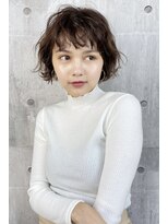 ローゼル(roselle)&nbsp;外国人のようなクセ毛風パーマショートボブ