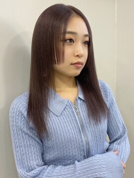 ベレーザシェルト(Beleza scelto) 7139髪質改善グレージュカラーレイヤーロングアッシュブラック