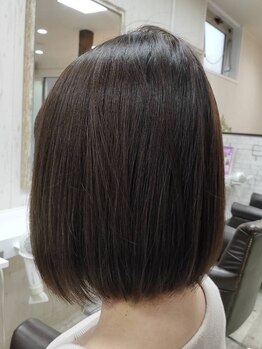 ヘアテラスベル(HAIR TERRACE BELL)の写真/【月間1500人来店大人気サロン】エイジング毛も得意☆《カット＋縮毛矯正¥10500》こだわりのBELLの縮毛矯正