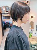 地毛風カラー/ナチュラルレイヤーカット/ショートボブ[船橋]
