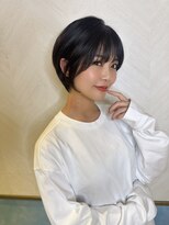 ロンド ストラーダ 心斎橋(Lond strada)&nbsp;ショート×ハイライト白髪ぼかし×シアーカラー[心斎橋]