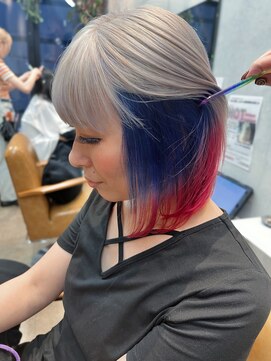 アクト 原宿(ACT) ブリーチでのデザインカラー