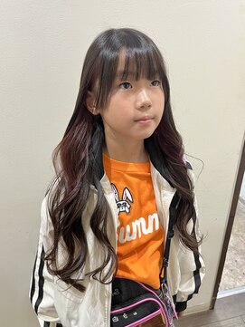 インフィニティー infinity HAIR SPACE BLOOM ワインレッドインナーカラー