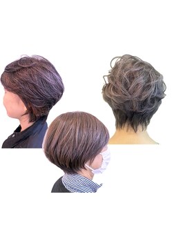 ヘアマニキュアで白髪染め、白髪ボカシが得意な希少サロン