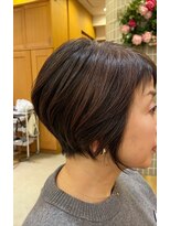 ユウヘアー 三軒茶屋店(U Hair)&nbsp;大人ショートボブ/小顔ボブ/ふんわりショートボブ