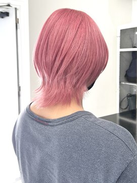 ココ 原宿(KOKO) ブリーチ似合わせカットミディアムレイヤーカットウルフ