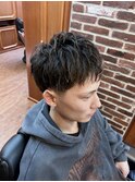 ショートマッシュ/テーパーフェード<理容室>[メンズ/床屋/上野]