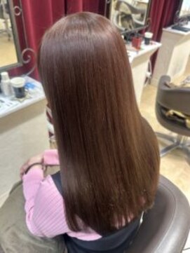 グラマラス GLAMOROUS 【渡辺まとい】ピンクブラウン/ツヤ髪/30代/ロング