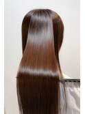 ツヤ髪ストレートヘア髪質改善トリートメント黒髪暗髪ロングヘア
