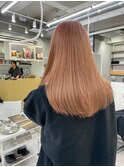 ハイトーン/重めロング/髪質改善トリートメント