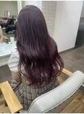 チェリーレッド10代20代ロングヘア艶髪アディクシーカラー
