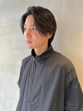 ニコ トウキョウ ロジック(nico TOKYO Logic) フェザーパーマセンターパートニュアンスパーマ20代30代