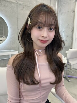 エヌアイ オモテサンドウ(ni omotesando) ☆くびれヘア お顔周りカット ショコラベージュ☆