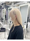 WHITE BLOND ブリーチ3回～