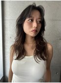 海外風レイヤーカット/カーテンバング/エフォートレスレイヤー