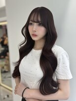 ラルム 新宿(LARME SHINJUKU)&nbsp;ブリーチなしダブルカラー/チェリーブラウン/韓国へア【Kaya】