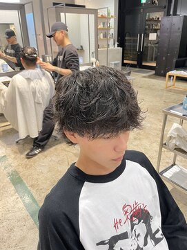 ザデイ カットアンドカルチャーショップ(THE DAY CUT&CULTURE SHOP) マッシュウルフ+シャドウパーマ