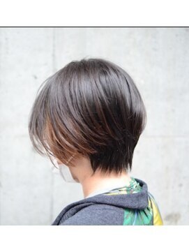 ウェル アアルト 海老名ビナウォーク店 大人かわいいインナーカラー/マッドブラウン@30代40代50代