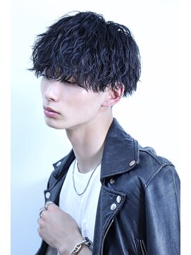 リップス 吉祥寺店 (LIPPS) 波巻きツイストスパイラルマッシュツーブロック刈り上げ