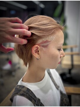 ディーカヘアーセンダイ(Di KA HAIR sendai) ミルクティー×ペイント