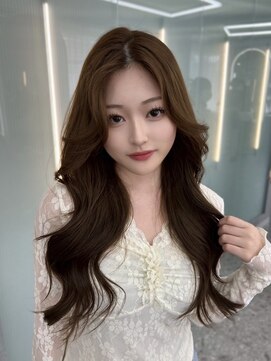 ボタン テンジン(VOTAN tenjin) 【木串楽人】伸ばし前髪/ロング/前髪/マロンベージュ