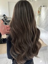 ヘアーサロングランデ(HAIR SALON GRANDE)&nbsp;ハイライトカラーミルクティーベージュレイヤーカット