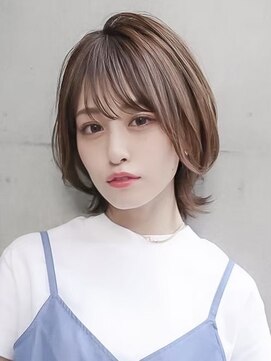 ギークス(GEEKS) 【GEEKS渋谷】くびれボブ/レイヤーボブ/ココアブラウン/冬カラー