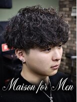 メゾンフォーメン トアロード(Maison for men TorRoad)&nbsp;波巻きスパイラルパーマ