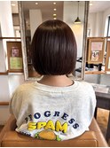 ぱつっとボブ