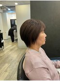 丸みシルエット大人ショート