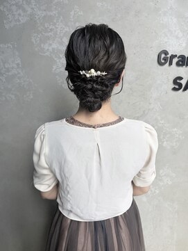 コトナ(kotona) 【パーティーヘアアレンジ】渋谷早朝営業シニヨンカチモリお団子