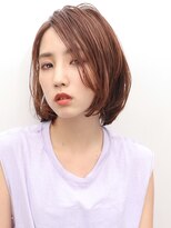 ユージュアル(THE USUAL) デジタルパーマミルクティーブロンドワンホンレイヤー夏 46